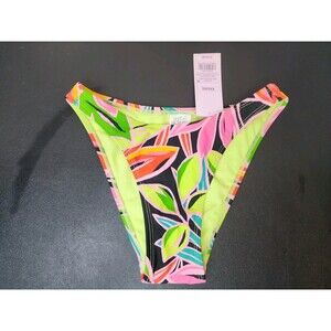 Women's  Bikini Swim Bottom Wild Fable Tropical Size XX Small (00) Low Rise XXS